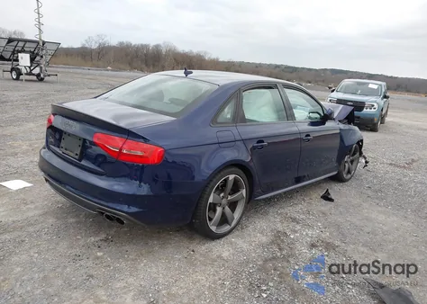 2014 Audi S4 3.0T Premium Plus from USA, damaged, VIN WAUKGAFL0EA026138
